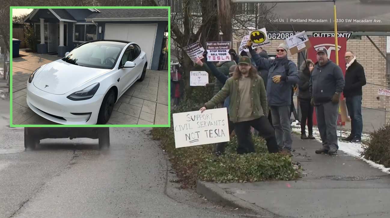 tesla-protest