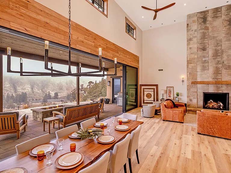 The Painted Rock House in Ranch Of The Canyons just outside of Smith Rock State Park in Oregon.