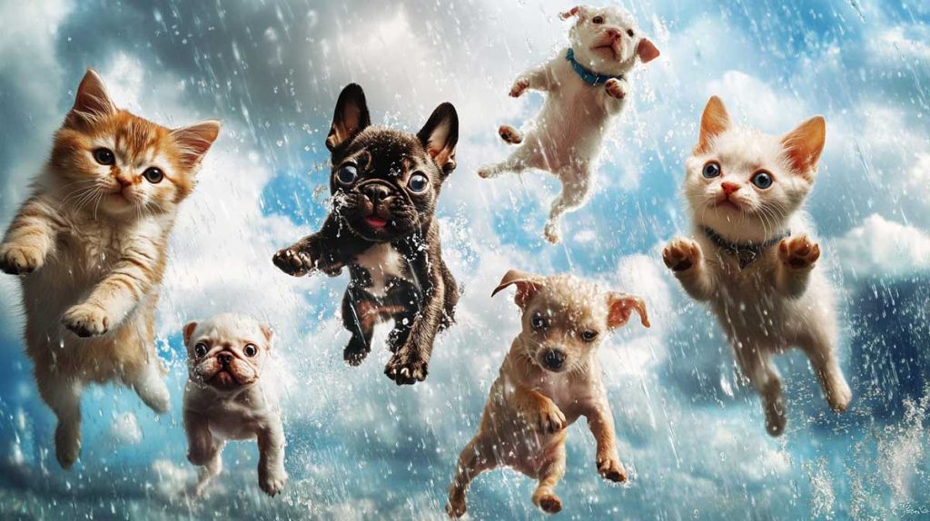 Raining cats and dogs in Oregon