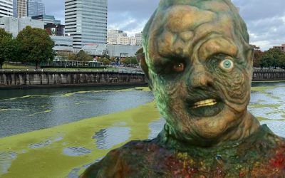 Oregon State Scientists Baffled as Willamette River Births New Glow-in-the-Dark Creature