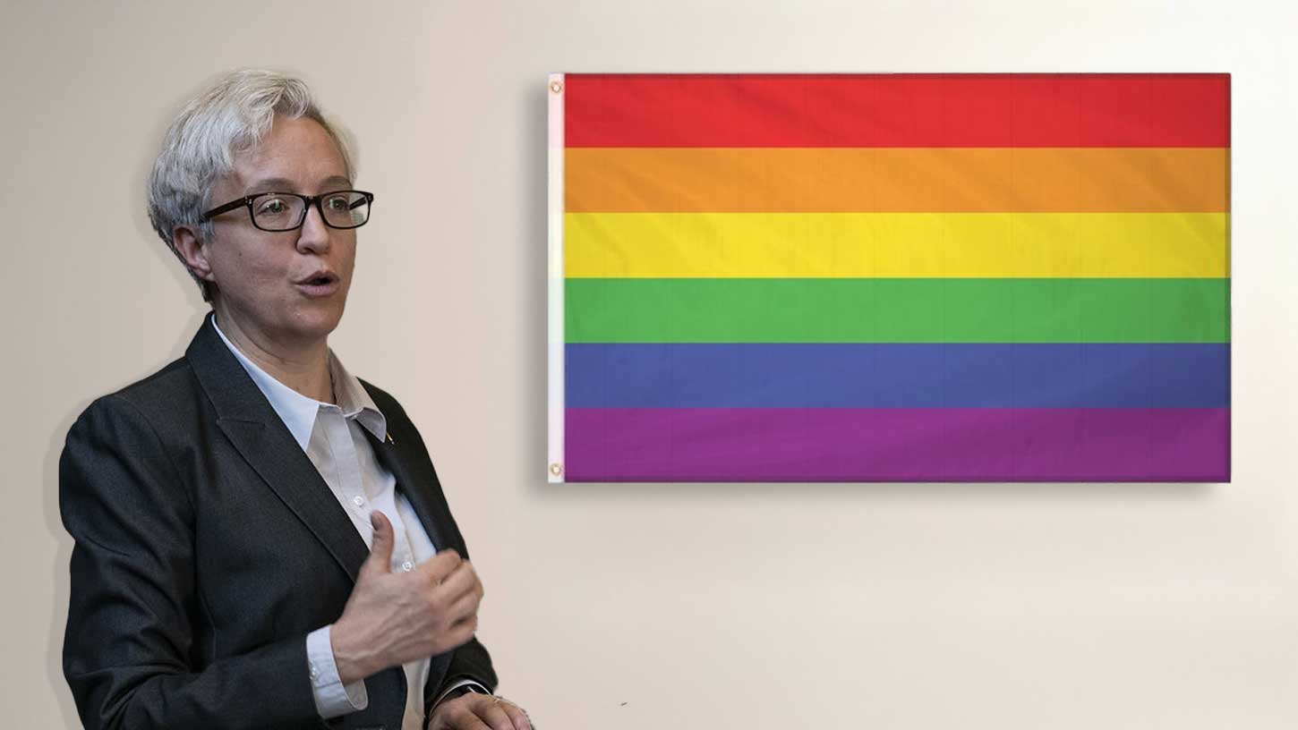 kotek_rainbow_flag Tina Kotek with rainbow flag