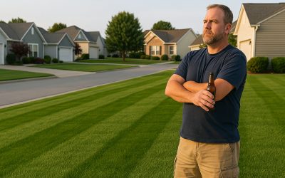 Local Man Casually Stands at Edge of Lawn for 45 Minutes Just to Let Everyone Know He Did That