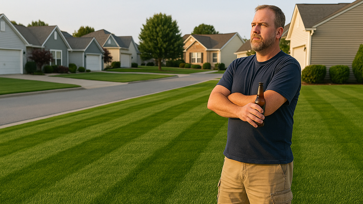 local man lawn guy
