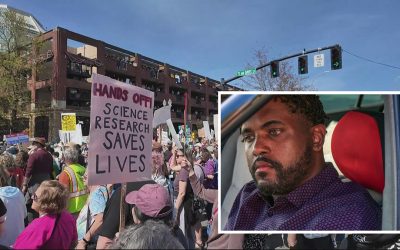 “This Protest Sure Is Neato,” Says Man Who Hasn’t Moved More Than 6 Feet Since Clocking Out, While His Meatloaf Waits at Home