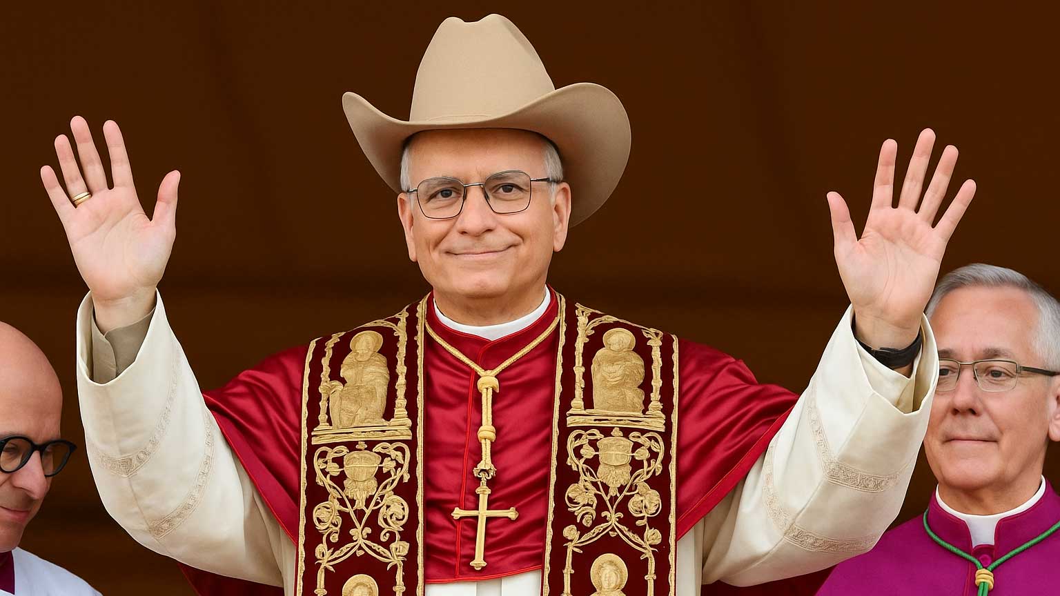 cowboy_hat_pope cowboy hat pope