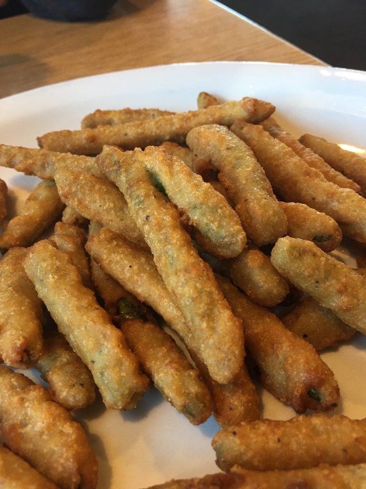Fried green beans.