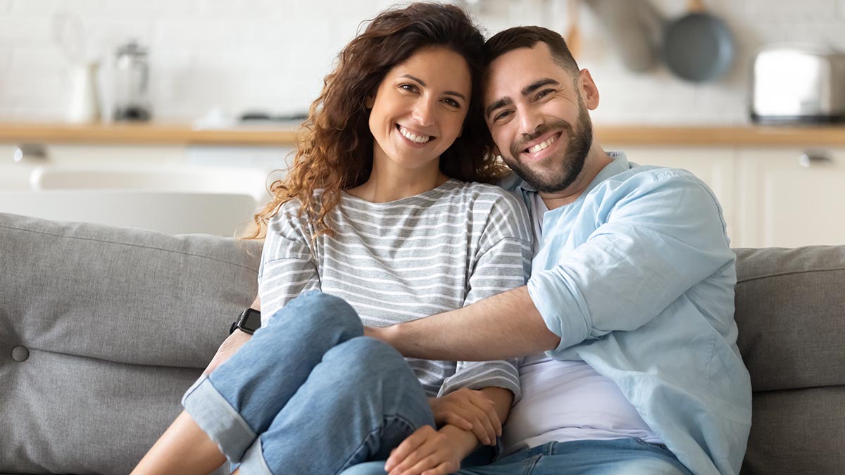 Portrait,Of,Young,35s,Just,Married,Couple,In,Love,Posing happy heterosexual man comes out of the closet