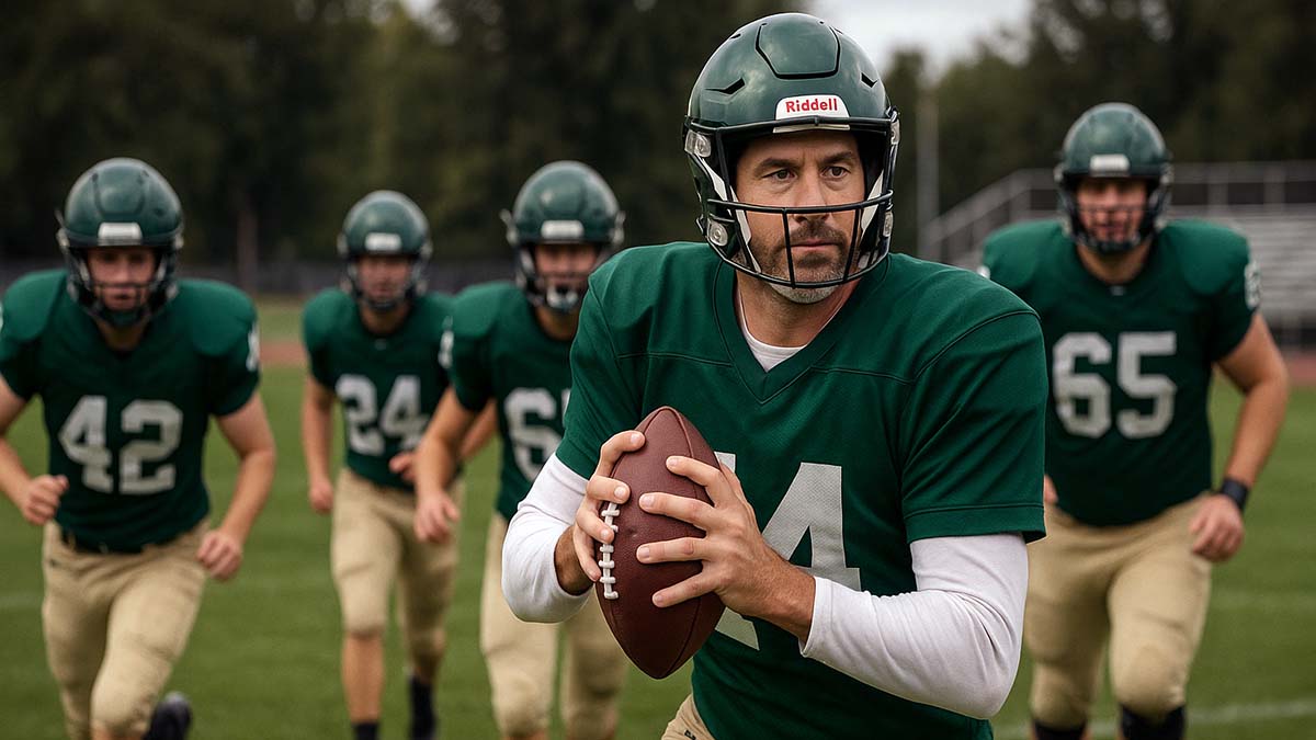 dad_football_player Dad is the new quarterback star