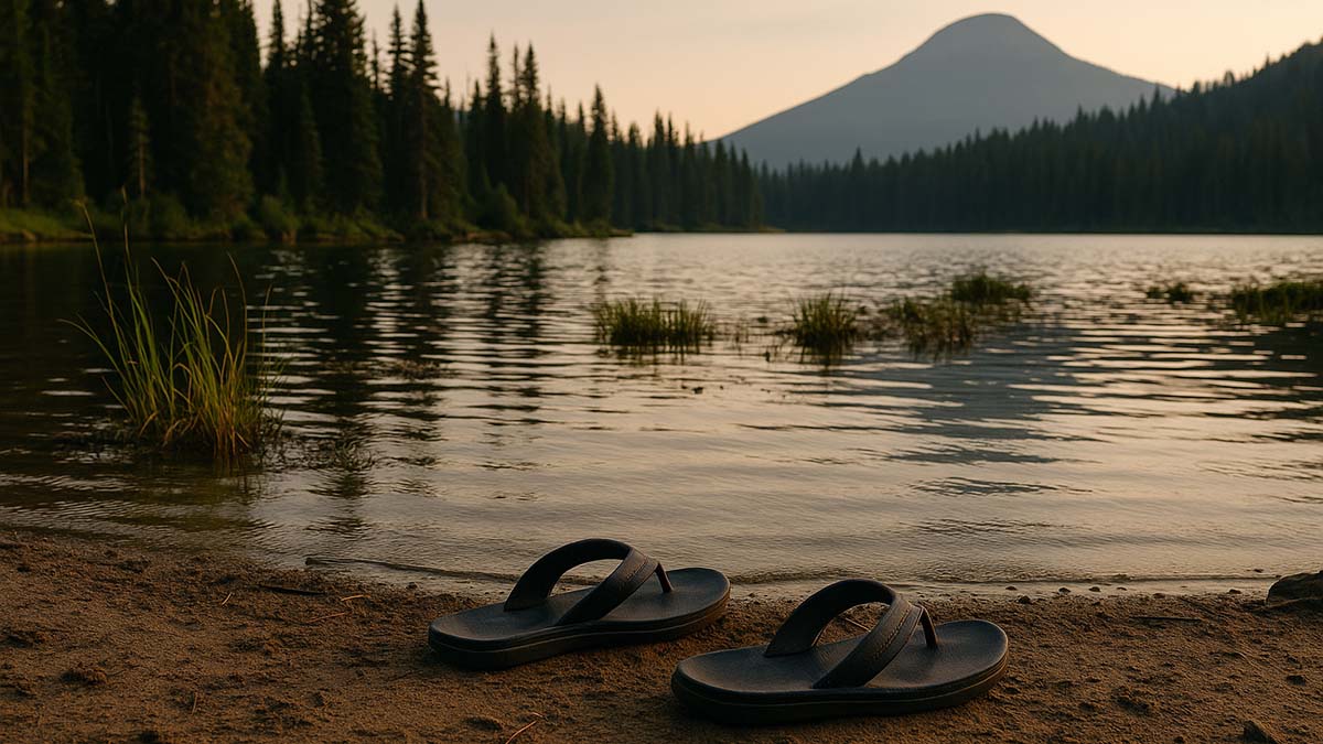 flip flops flip flops at oregon lake