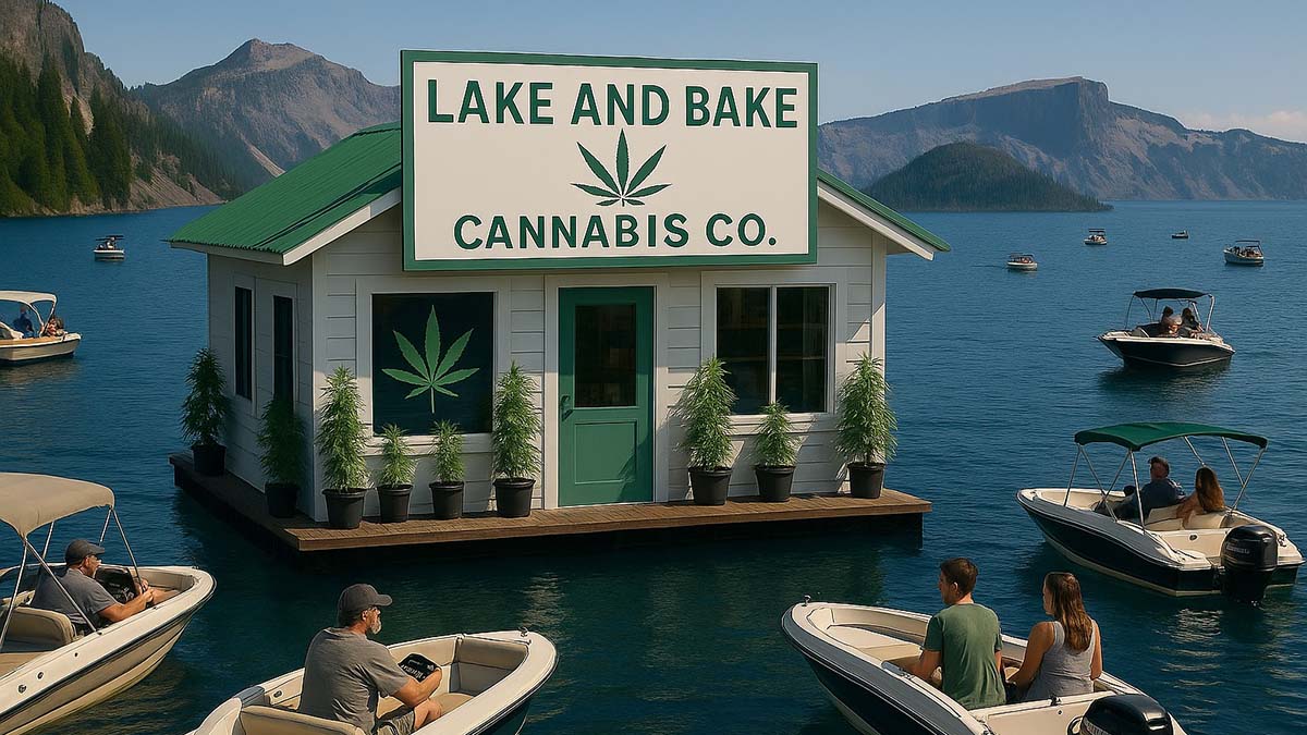 lake_and_bake_oregon Lake and Bake Weed Shop at Crater Lake Oregon