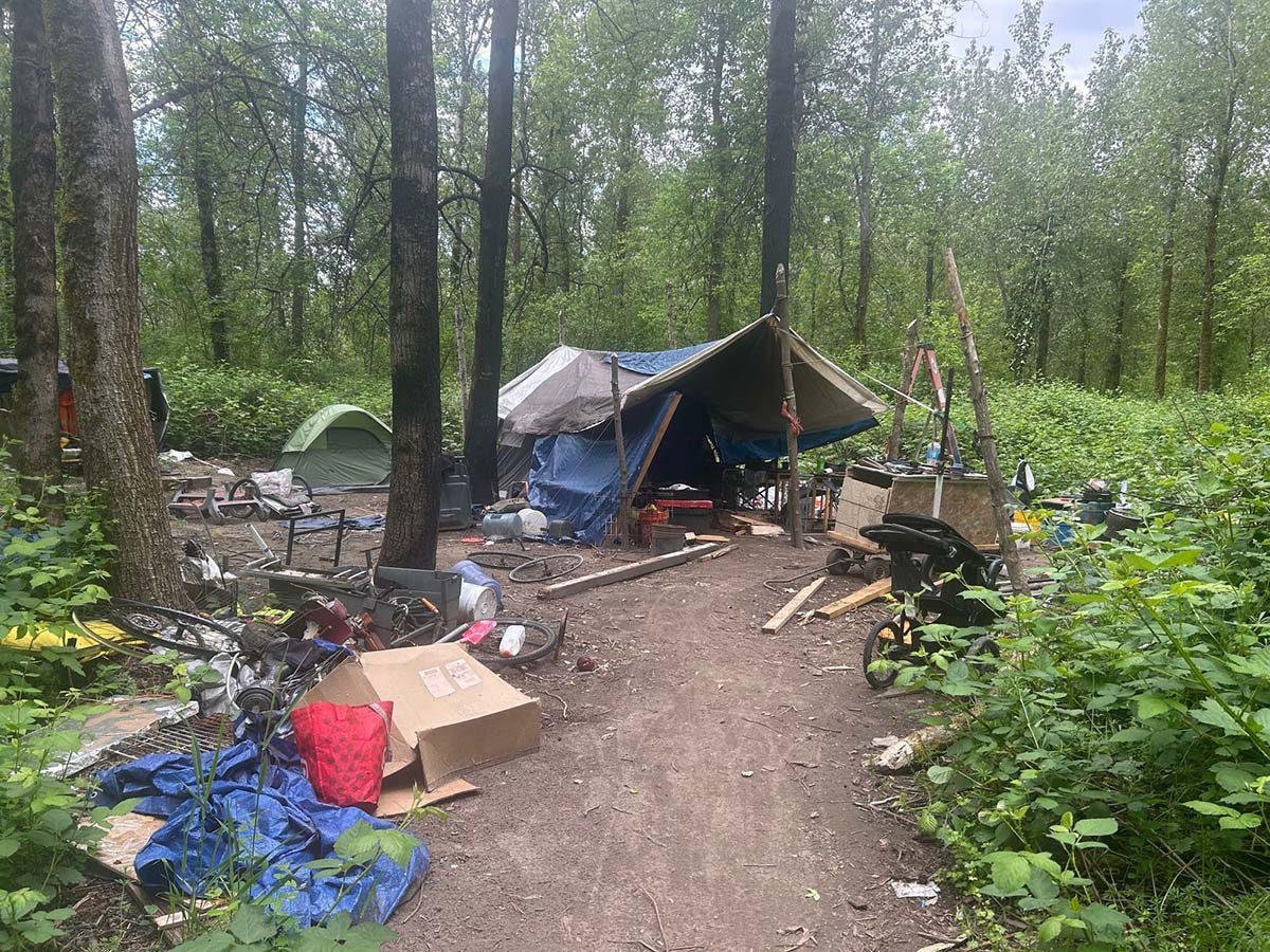 homeless_camp_oregon Homeless camp in Oregon