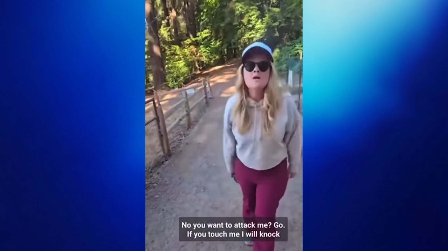 woman goes crazy