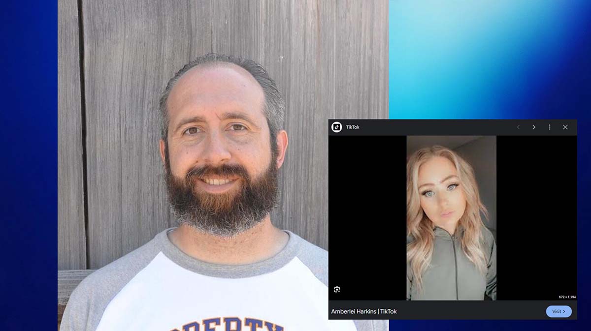blue news Brookings High School Principal Tristin Harkins and his wife Amber, whose social media comments and viral TikTok controversy led to his resignation