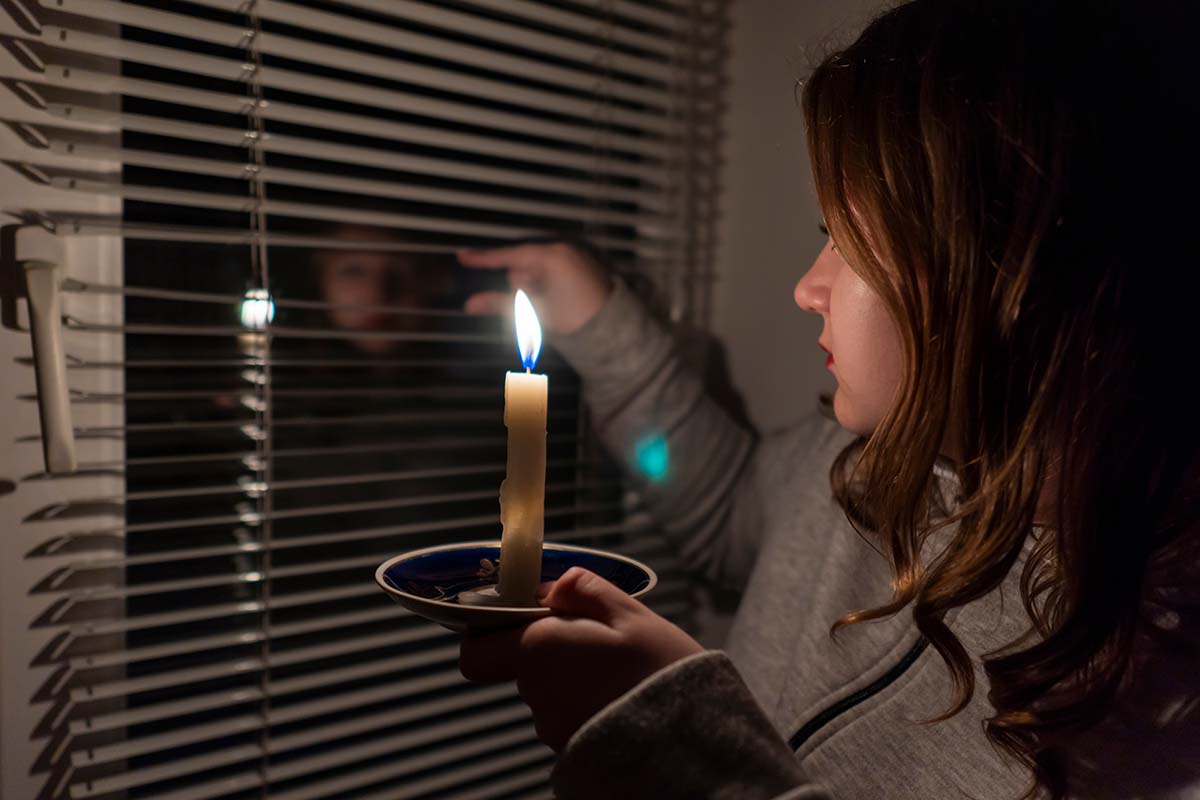 Blackout.,Energy,Crisis.,Destruction,Of,Infrastructure.,Power,Outage,Concept.,A