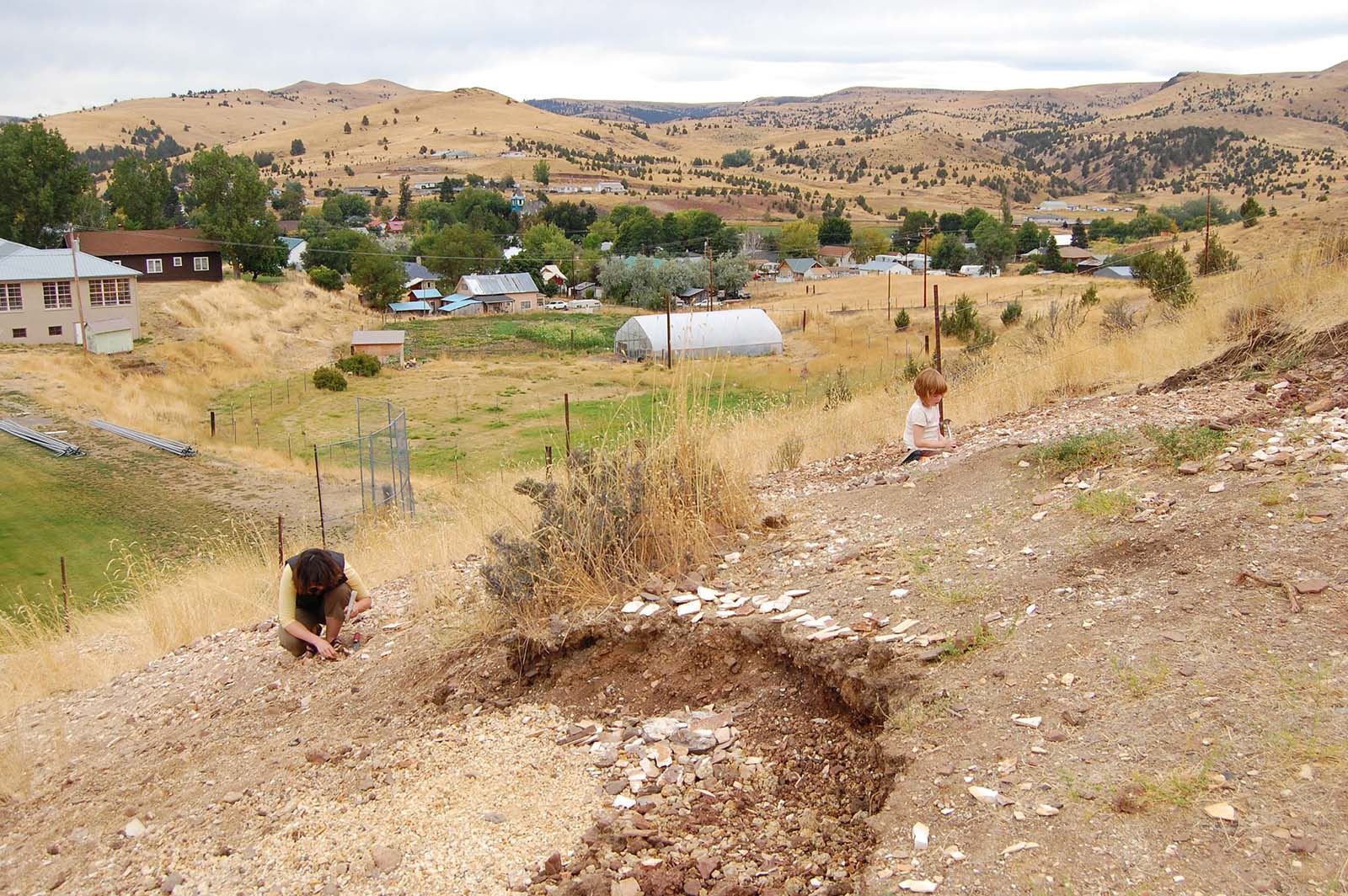 Fossile-beds-wheeler-high Fossil beds at Wheeler High School in Oregon
