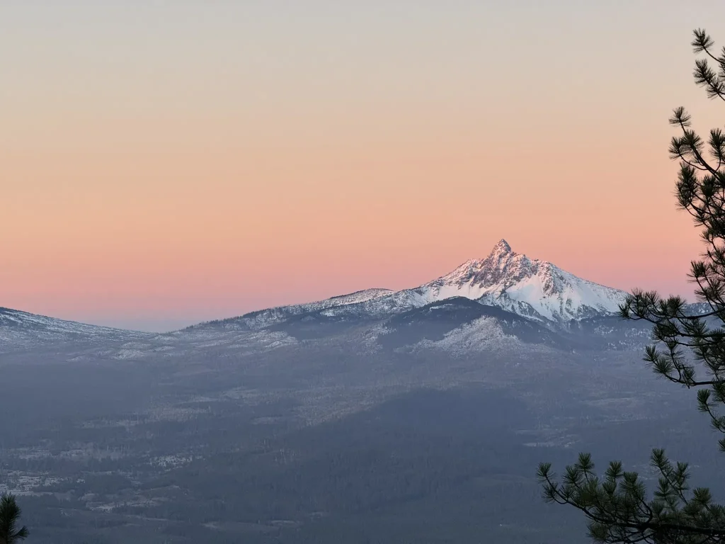 The view from the top of Black Butte in Oregon.