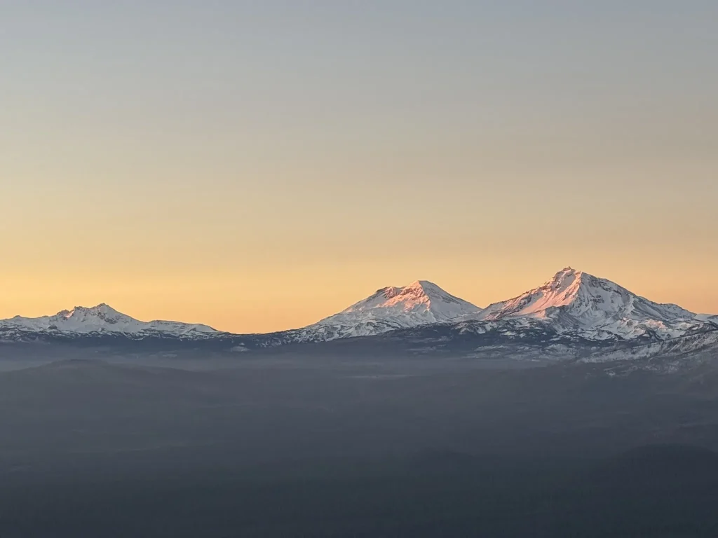 The view from the top of Black Butte in Oregon.