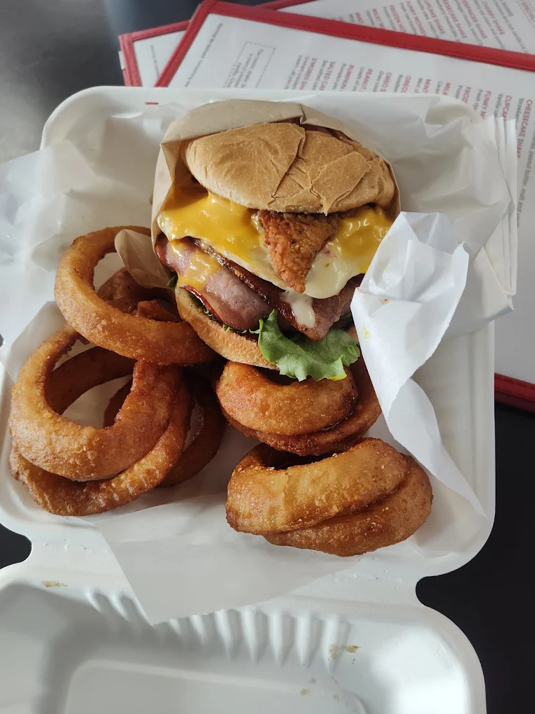 Delicious food at Giant Burger, in Springfield, Oregon.