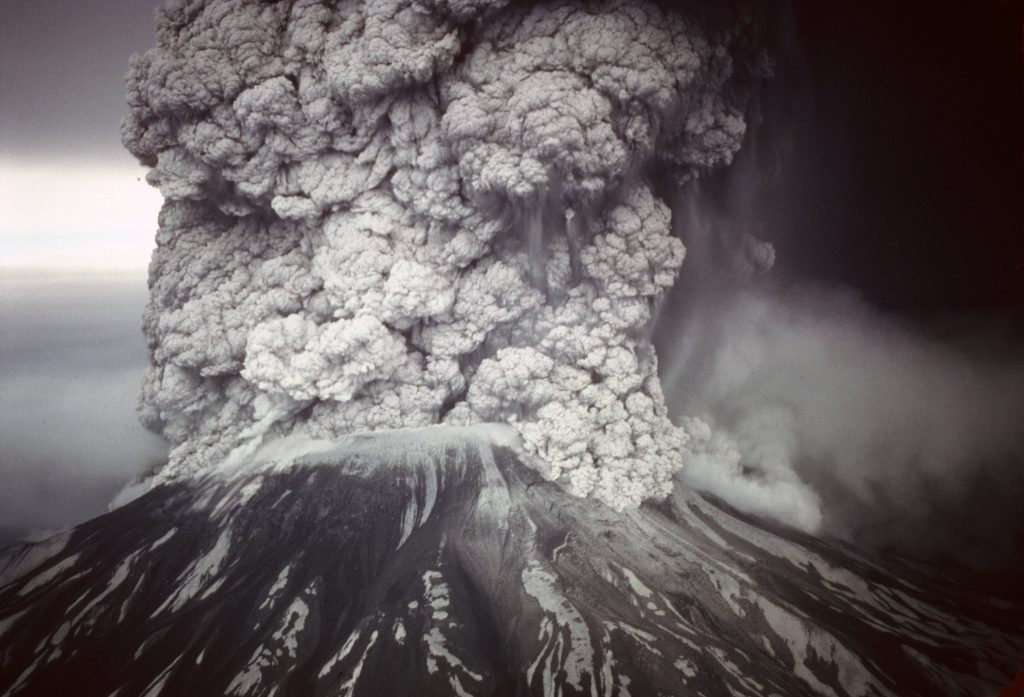 Mt. St. Helens Eruption, Viral Photo, Famous Images, True Stories, May 18 1980, Original Photograph, Not AI, Survivor Stories, Pacific Northwest Legends, PNW, Washington State, Red Ford Pinto, Dirt Bike, Ash Cloud, Volcano Car, Richard Dick Lasher