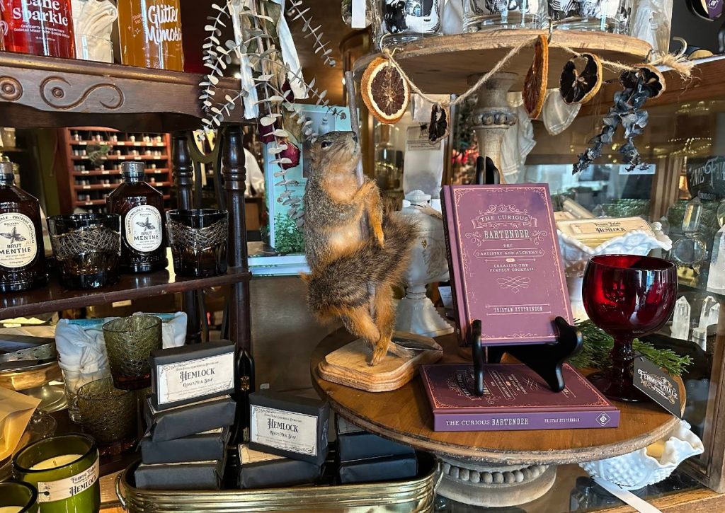 Femme Fatale Curiosities & Apothecary, Newport Oregon, Oregon Coast, Historic Bayfront, Weird and Wonderful, Curiosity Shop, Witch Shop, Wiccan Goods, Victorian Objects, Taxidermy, Macabre, Woman Owned, Crystals, Tarot Decks, Local Artisans, Herbs, Candles, Antiques, Book Store, Places To Go, Things to Do, Gothic Art, Mystic Supplies