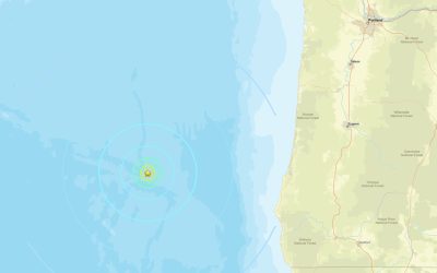 Magnitude 5.5 Earthquake Strikes 175 Miles Southwest Of Eugene