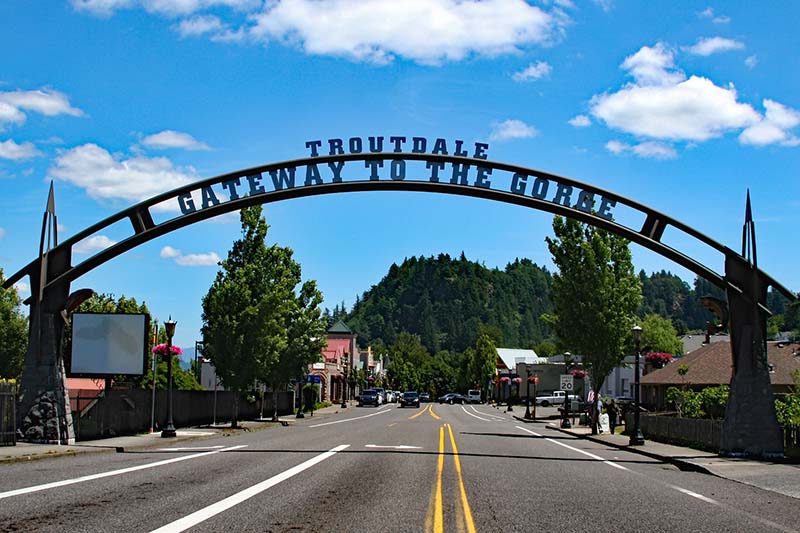 Troutdale, Oregon downtown