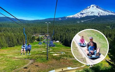 Oregon’s Only Dual Alpine Slide Sends Riders Racing Down Mount Hood All Summer Long