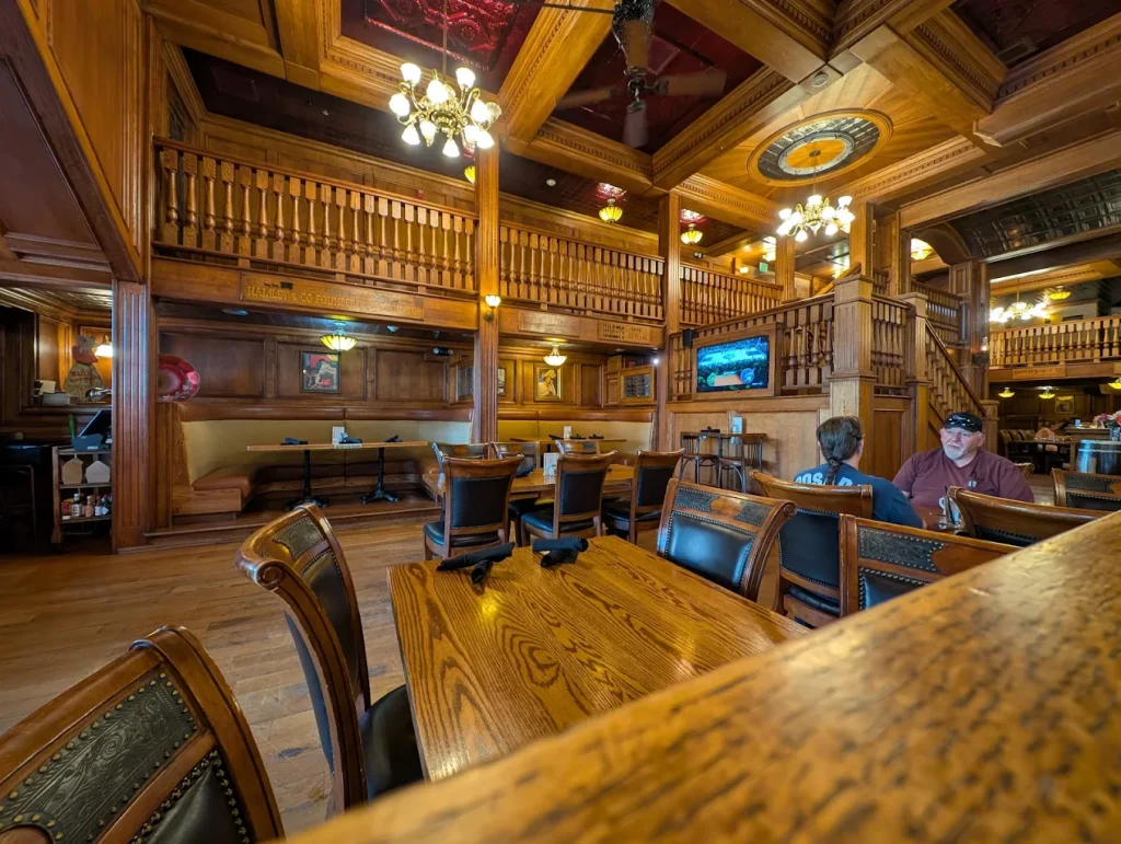 An interior shot of Hamley Steakhouse And Saloon.