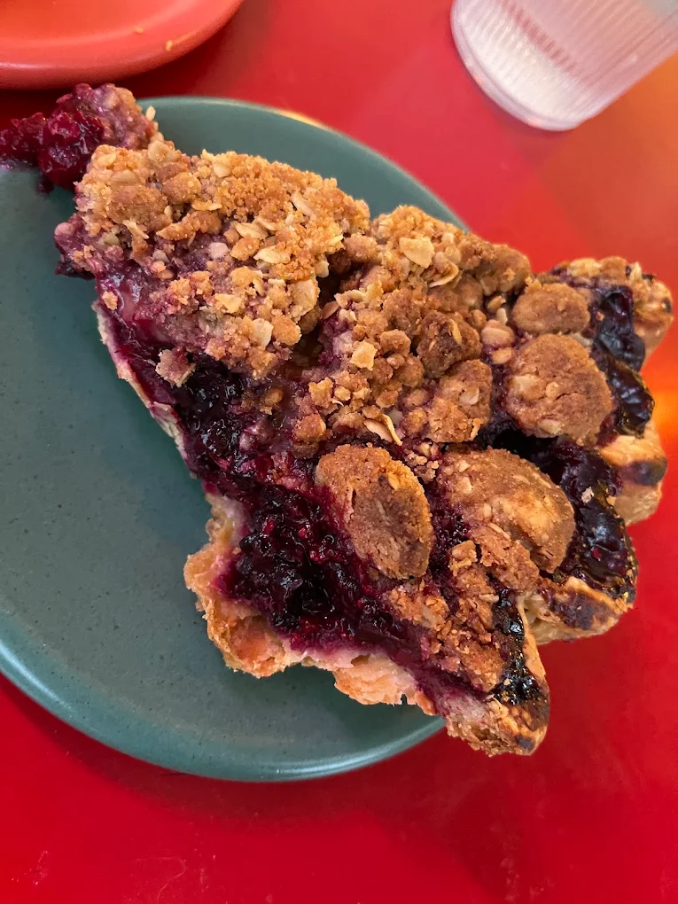 Delicious looking dessert at Lauretta Jean's in Portland, Oregon.