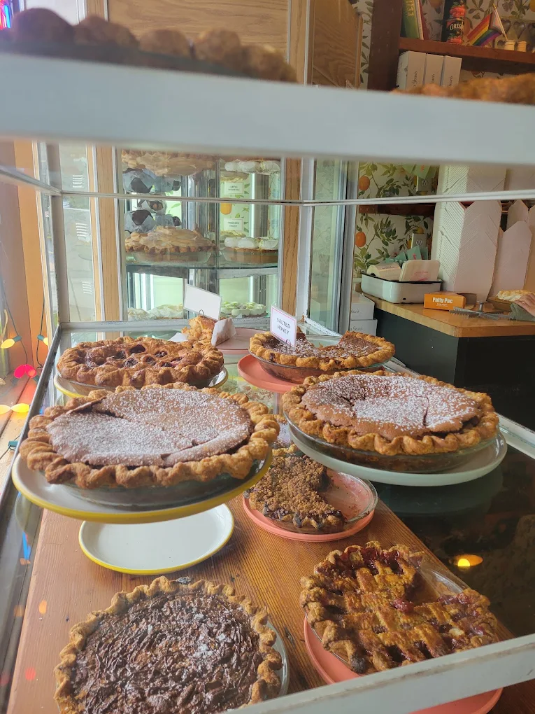 Delicious looking dessert at Lauretta Jean's in Portland, Oregon.