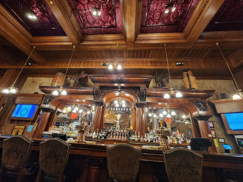 An interior shot of Hamley Steakhouse And Saloon.