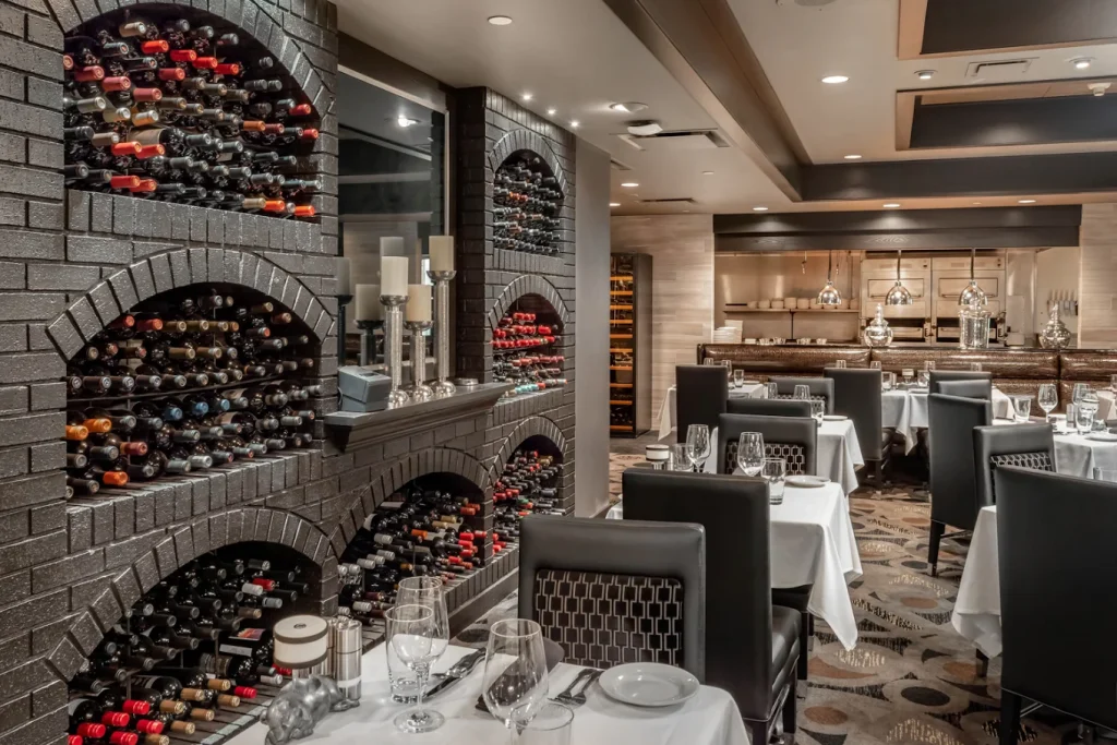 The interior of Morton's.