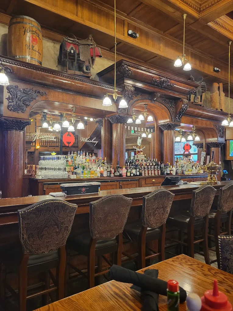 An interior shot of Hamley Steakhouse And Saloon.