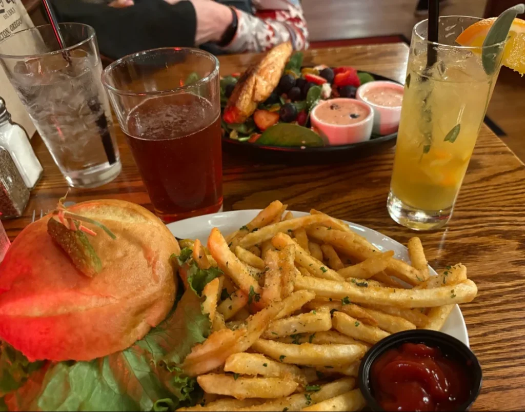 Delicious looking food at Hamley Steakhouse and Saloon.