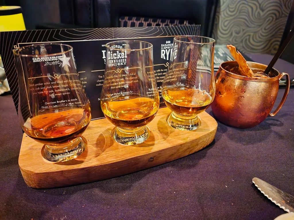 Drinks at Morton's.