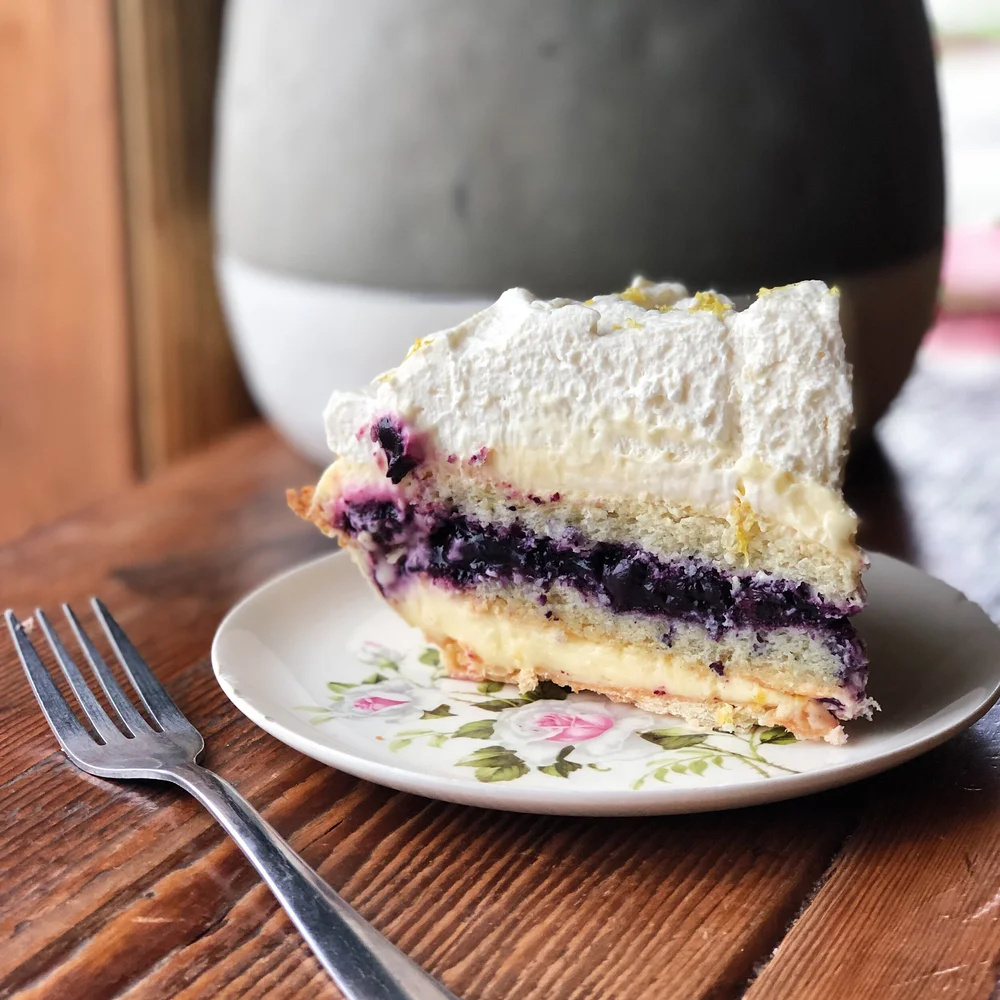 Delicious looking dessert at Lauretta Jean's in Portland, Oregon.