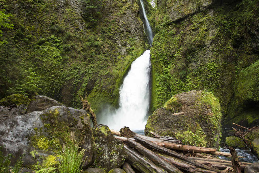 Wahclella Falls in Oregon